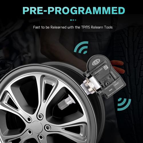 AULINK 56053031AD TPMS Tire Pressure Sensor for Dodge Avenger Caliber Dakota Grand Caravan, Chrysler 300 300C Crossfire, Jeep Cherokee Commander Compass Grand Cherokee Wrangler KIA Mitsubishi Lancia