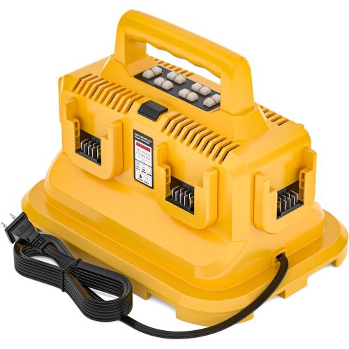 6-Ports Rapid Battery Charger Station,Replacement for Dewalt 20V/60V Battery Charger,Compatible with Dewalt 20V/60V Flexvlot Battery DCB200 DCB206 DCB606 DCB609 DCB612 DCB615