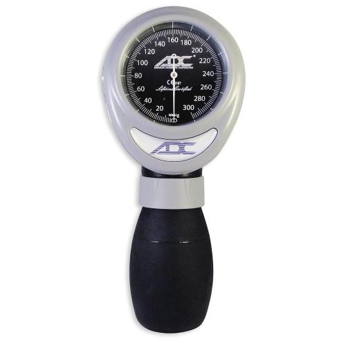 ADC - 703-11AV Diagnostix 703 Palm Style Aneroid Sphygmomanometer with Adcuff Nylon Blood Pressure Cuff, Adult, Purple