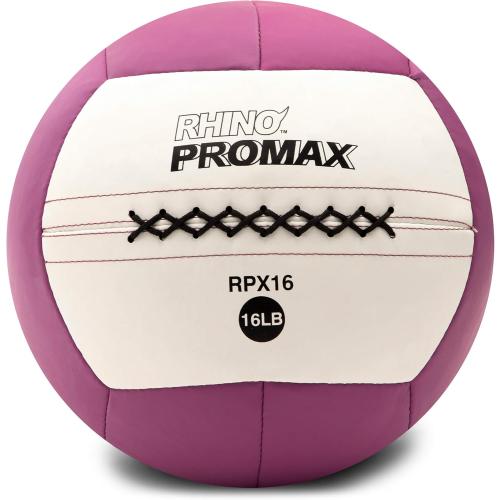 Champion Sports Rhino Slam Ball, 4-30 lb. Non-Slip Grip, Weightlifting, Crossfit, Home Gym, Fitness, 14 Diameter Balls, Optional Storage Rack/Tree Sold Separately