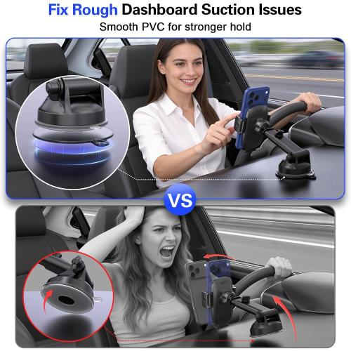 Dashboard Pad Mounting Disk for Suction Cup, 95mm (3.74) Heat Resistant Adhesive Disc for Dash Camera Windshield Holder, GPS, Tablet, Car Phone Bracket Base with Sticky Adhesion Replacement 3 Pack