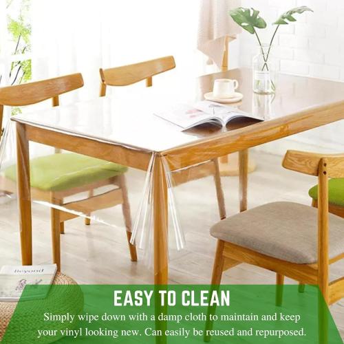 Farm Plastic Supply - Clear Vinyl Sheeting - 15 Mil - Vinyl Roll, Plastic Sheeting, Clear Vinyl Sheet for Storm Windows, Tablecloth Protector (4' x 3.5')