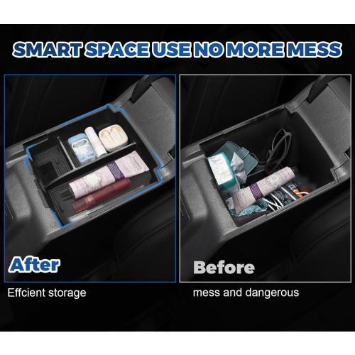 2026 Upgrade Center Console Organizer fit for 2025 2026 Ford Bronco 4 Door Full Size Bronco Center Console Storage for Ford Bronco 2025 2026 Storage Accessories|Not for 2 Dooor/Manual/Sport Model|