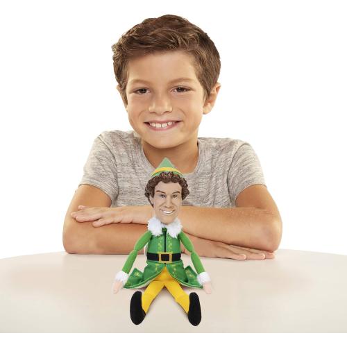 Jakks Holiday Elf Buddy The Elf Talking Plush with 15 Phrases Approximately 12-Inches in Height