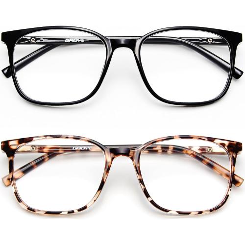 Gaoye Ultralight Blue Light Glasses for Women - Computer Protection Glasses for All Day Comfort - Anti UV Glare & Eyestrain