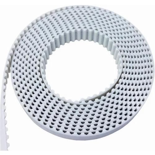 Generic T5 Timing Belt, Width 15mm, Pitch 5mm, 2 Meters (6.6ft) PU Polyurethane with Steel Core White Open Belt, T5 Synchronous Belt for 3D Printer, Lathe Belt Replacement