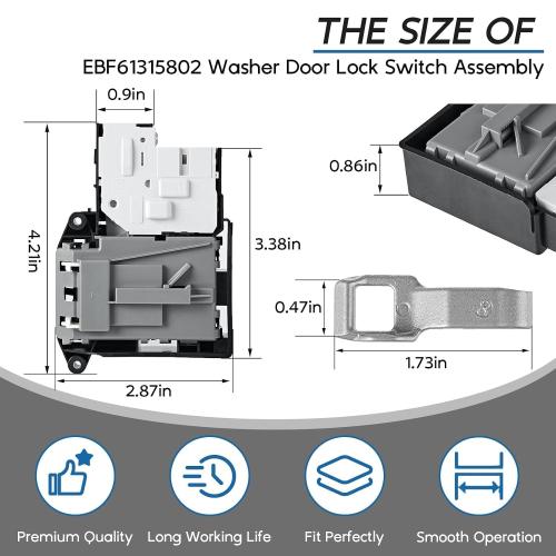 EBF61315802 Washer Door Lock Switch Assembly for LG Washing