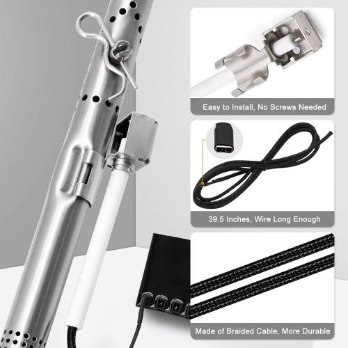 Repair Kit for Charbroil 463365021 463366022 463331221 463449021 463351021 463350722 463354021 463365522 463330521 463352521 463341421 463351221 463350521 463350922 463331021 463331422 Grill Parts