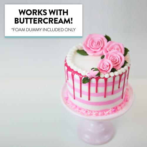 Global Sugar Art 16 x 5 Inch Cake Dummy – Styrofoam Fake Cake for Decorating, Display & Practice (Multiple Sizes Avail) ‼️unused ‼️
