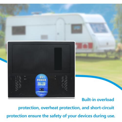 Black WF-8955PEC Power Center rv Converter 55 amp Compatible with WF8900 Series RV Converter Charger for rv,Camper，Travel Trailer