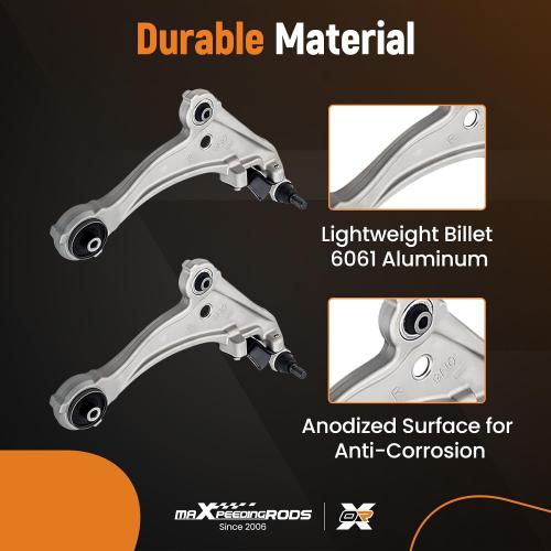maXpeedingrods 2Pcs Front Lower Control Arm Kit for Nissan Maxima 2009-2014 | K622054 K622059 Front Lower Control Arms with Ball Joint, Front Suspension Kit