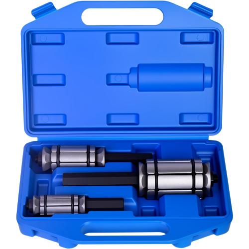 3 PCS Exhaust Pipe Expander Set, 1-1/8 to 3-1/2 Tail Pipe Expander Tool Set, Muffler Pipe Expander Set Compatible with Most Vehicles and Trucks, Automotive Tool Kit for Tail Pipe Tube