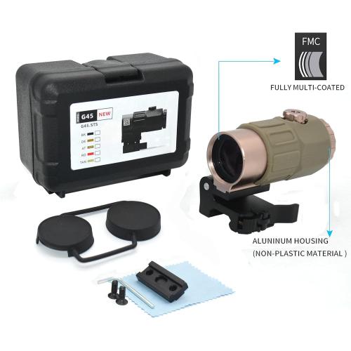 551/552/553/558/G33/G43/G45 Red & Green Dot Holographic Sight/3X/5X Magnifier，Optical Reflex Scope，Multi Coated Glass，Lightweight & Compact，for 20mm Rail Mount