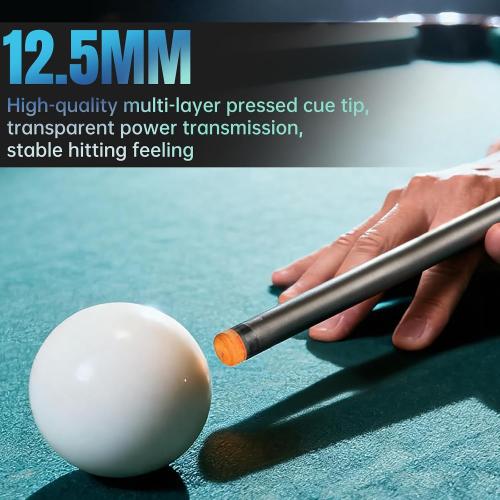 Carbon Fiber Pool Cue Stick 58 Professional Pool Sticks for Adults Full Carbon Technology Tacos De Billiar Low Deflection Billiard Pool Table Cues 3 Colors Available