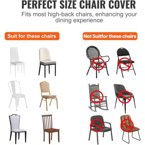 VEVOR Stretch Spandex Folding Chair Covers, Universal Fitted Chair Cover, Removable Washable Protective Slipcovers, for Wedding, Holiday, Banquet, Party, Celebration, Dining, 100PCS (Ivory/Beige) | for Wedding Holiday Party Banquet Celebration, Elegant Event Decor, Dining Room Chair Cover, Removable Washable Slipcovers