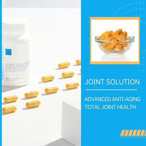 Consult Health Joint Solution Advanced Total Joint Health Dietary Supplement for Relief, Curcumin C3 Complex Turmeric for Maximum Flexibility, UC Type II Collagen, Hyaluronic Acid, 60 Capsules