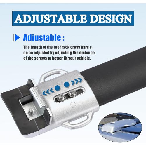 Roof Rack Cross Bar 2010-2023 Compatible with Lexus GX460 Crossbars OE Style #PT278-60091