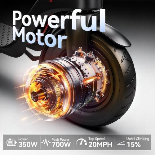 Electric Scooter Adults with Removable Battery, 20 Mph Max Speed E Scooter for Adults Powerful Motor, 28 Miles Long Range Foldable Escooter, 10’’ Pneumatic Tires, Dual Brake, App, X8 Scooter