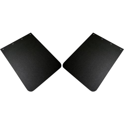 2PCS Universal Heavy Duty Polymer Mudflaps 24x30 Inch, Black Splash Guard Mudflap for Semi Trucks Tractor Trailer