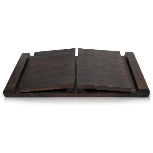 ENSO SENSORY Uji Meditation Table - Premium Japanese Altar Table & Shrine Stand - Tatami Chabudai Puja Folding Table - Low Tea Table for Sitting on The Floor -Sleek Finish, Lightweight Paulownia Wood