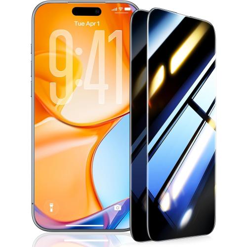 UltraGlass TOP 9H  Armor for iPhone 17 Pro Max Privacy Screen Protector | NO.1 Military Grade Shatterproof, Privacy Screen 17 Pro Max Tempered Glass 17 ProMax, 100% Anti Spy, Longest Durable, 2 Pack
