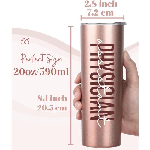 Onebttl Physician Assistant Gifts for Women, Gifts for Women on National Physician Assistant Day, Birthday and Christmas, 20oz Insulated Stainless Steel Travel Tumbler - PHYSICIAN ASSISTANT