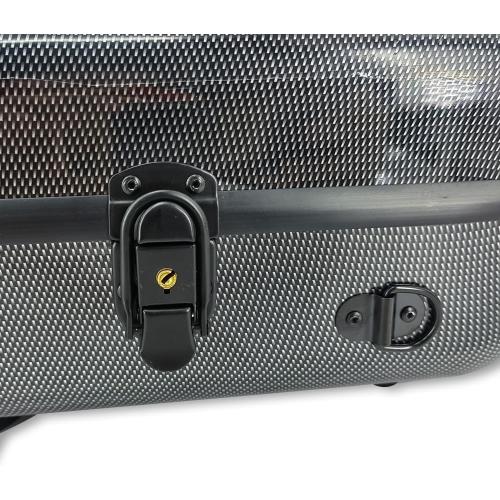 16 inch Viola Case Durable Carbon Fiber Composite Oblong Viola Box fit For 15-17inch Adjustable, Viola case Lightweight, 2.5 kg