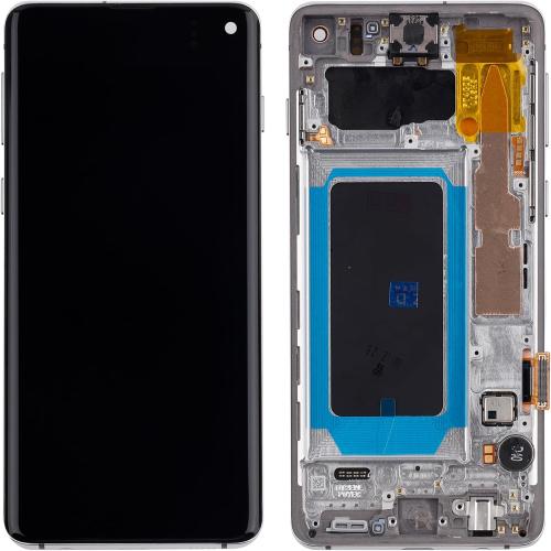 [with Frame] SWARK New TFT LCD Display for Galaxy S10 G973 LCD Touch Screen Display with Upgraded Repair Tools Kit-NO Fingerprint Function
