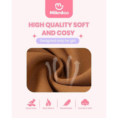 Mikrdoo Teenager Clothes Long Sleeve Hoodies Sweatshirts Teen Clothes Sweatpants Junior 2 Piece Outfits Sweatsuit Set 13y-14y