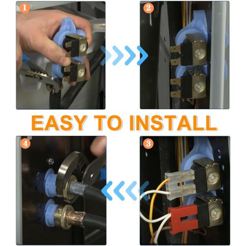 New Upgrade 285805 Washer Water Inlet Valve with Mounting Bracket Fit for Whirlpool Kenmore Maytag Fri-gidaire Electrolux Washer Replaces ap3094541 kaws850jq4 lsq8243hq0 7mlsc9545jq2 by AMI PARTS