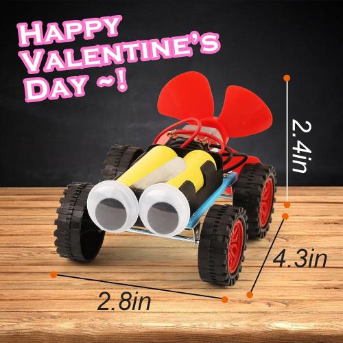 5 Pack STEM Science Kit, Kids Bulk STEM Gifts for Students from Teachers, Class Valentine Sets Crafts Activities School Classroom Boys Car Building Kits 1st 2nd 3rd 4th 5th Grade Gift Cards