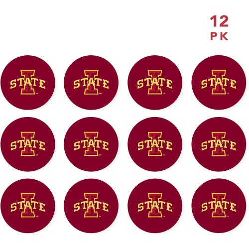 P. Graham Dunn, Game Day Celebration, Support Your Favorite Team, Alma Mater, 4 x 4 Inch, Absorbent Paperboard Coasters, 2 Pack, Iowa State University Logo, UPCSP0027-ISU
