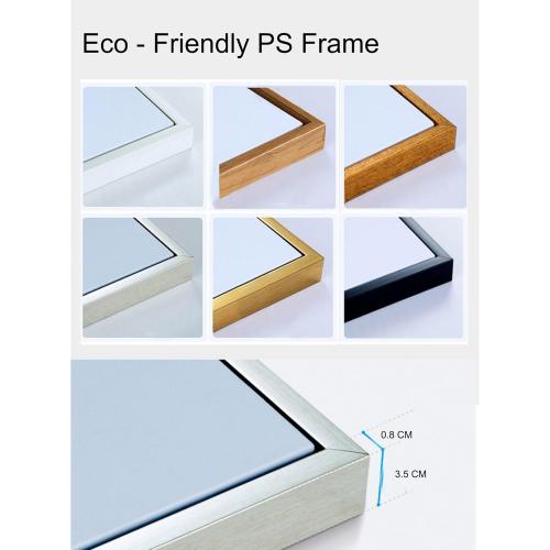 Framed Gold And Blue Abstract Canvas Wall Art For Living Room-3 Pieces Blue River and Mountain Oil Painting For Bedroom-Large Gold Wall Decor for Office Kitchen 24x48 inches Ready To Hang