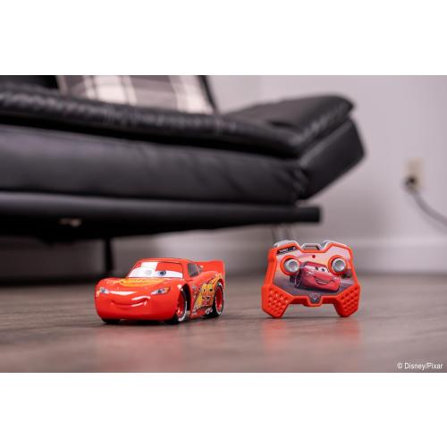 2 pack Jada Toys Pixar Cars 1:24 Lightning McQueen RC Remote Control Car 2.4 GHz Red Toys for Kids