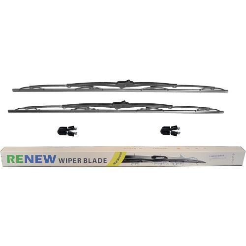 Renew RW32HKF 32 Inch Wiper Blade Pair for RV or Motorhome with Standard 9mm J Hook or Large jumbo 12mm J Hook