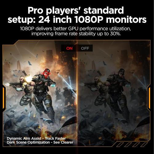 24 FAST IPS COMPUTER KOORUI ,Gaming Monitor, 24 Fast IPS Computer Monitor, 200Hz FHD HDR400 Display, 1ms PC Screen, 90% DCI-P3 Color Gamut, Adaptive Sync, Ultra Slim Frame, VESA Mountable, HDMI 2.0, DP 1.4, G2411P