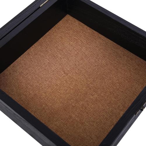 15x15x4 Shadow Box, Exterior Depth 4in Extra Deep Shadow Box Frame for Pictures, Photos and Keepsake(Black)