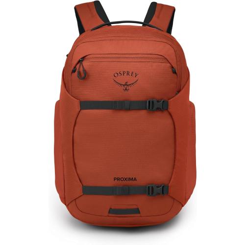 Osprey Proxima 30L Campus Laptop Backpack - Organized Everyday Pack with Tech Storage, Water Bottle Pockets, and Comfortable Carry - Perfect for School, Commute, and Travel, Firestarter Orange