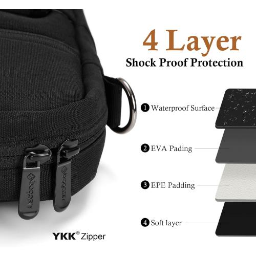 15 15.6 16 17 17.3 inch Laptop Computer PC Shoulder Bag Carrying Case, Water-Repellent Briefcase