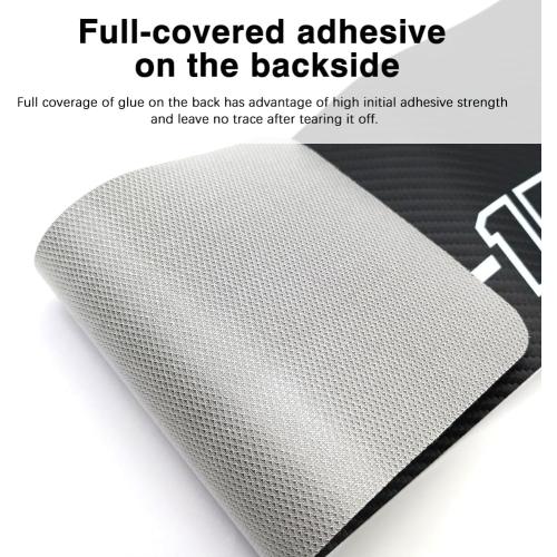 Car Door Sill Protectors Compatible with Dodge RAM 1500 Accessories- 4Pcs Door Entry Guard Scuff Sill Protector Plate- Carbon Fiber Anti-Scratch Sticker- Upgraded Full Coverage