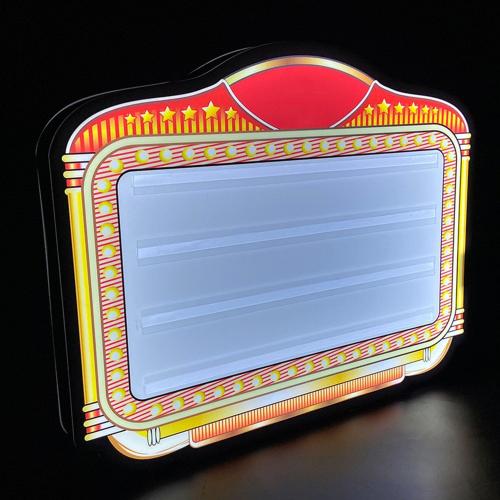 Handheld LED Letter Bottle Presenter, Color Letter Billboard, Club Signs for Bottle Service, Luminous LED Presenter, Perfect for Club, Night Club, Party, Bar,White light,L