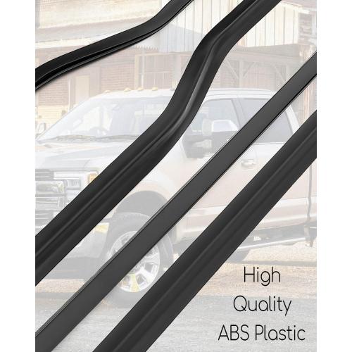 Weatherstrip Window Moulding Trim Seal Belt Fit for Ford F250 F350 F450 F550 Super Duty Crew Cab 1999-2016 Replace F81Z-2521452-AA