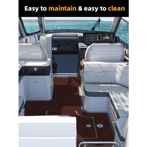 FOCEAN Boat Flooring EVA Foam Boat Decking Self-Adhesive Marine Mat for Motorboats Jon Boats Kayak Bass Boat Garden Floor
