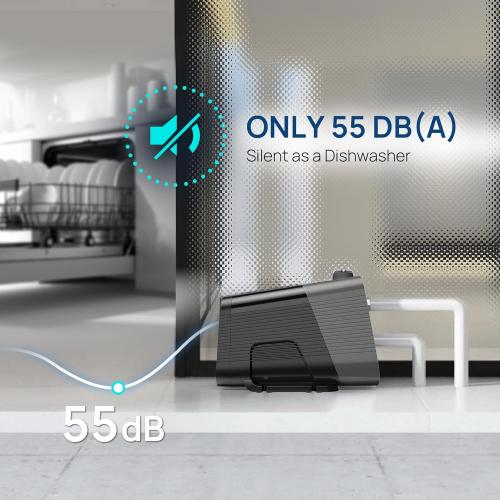 Aquastrong Whole House Water Pressure Booster Pump 80 PSI, 115V Automatic Variable Speed, Constant Pressure, Integrated Design, Self-Priming, for Home, Apartment, Shower, Garden, Shallow Well,Smart 45