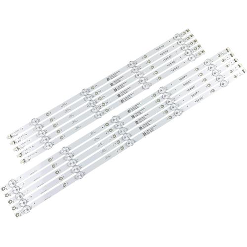 PANMILED 10 Pieces LED Backlight Strips for 55'' TV LB55135 NS-55DF710NA19 LBM550M0501-PJ-4(L) 55UN70006LA