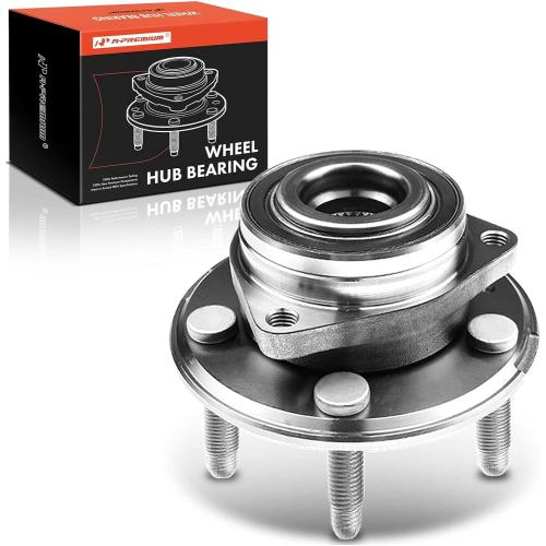 A-Premium Front or Rear Wheel Bearing and Hub Assembly with 5-Lug Compatible with Chevrolet Impala 2018-2019, Camaro 2010-2015, Cadillac CTS 2008-2014 & 2018, XTS 2018