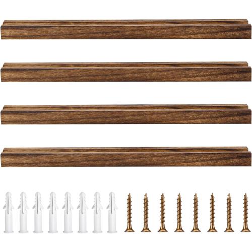 Sports Card Display Shelf For Wall Sports Card Stand Wood Baseball Card Display Frame Graded Trading Card Wall Display Graded Card Rack Holds 20 Trading Cards for Football Graded Card Collection