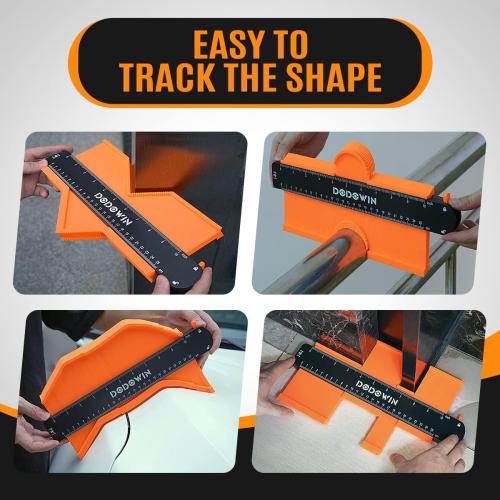 dodowin Contour Gauge Tool, Gifts for Him Men Adults Birthday Dad Husband, Super Gauge Shape Outline Tool for Woodworking, Flooring Measure Tools, Anniversary/Boyfriend Gifts