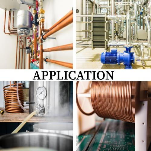 GOORY Copper Tubing 3/8 OD x 0.328 ID x 5 Ft - 99.9% C12200 Pure ACR Tube - ASTM B280 Refrigeration T2 Copper Tube Soft Coil - Round Seamless Tubing for Refrigerator HVAC System Industry DIY