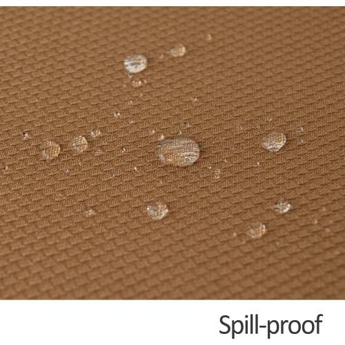 maxmill Harvest Square Tablecloth Stain Resistant Waterproof Wrinkle Resistant Washable Soft Table Cloth for Fall Harvest Thanksgiving Decorative Fabric Table Cover, 52 x 52 Inch, Amber Bronze